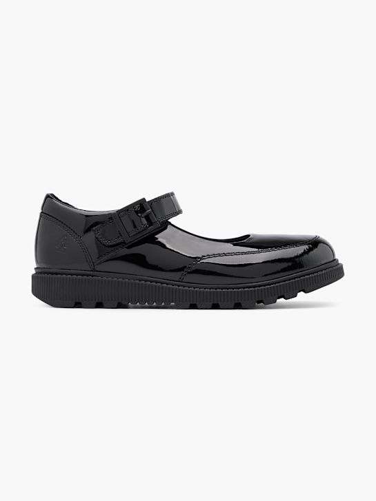 hush puppies Školy boty baletní ploché Černé deichmann