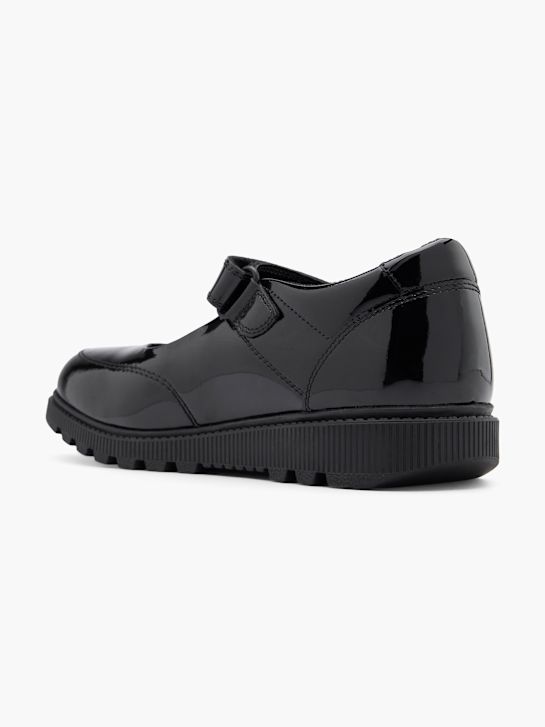 hush puppies Školy boty baletní ploché Černé deichmann