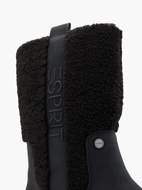 esprit kolena vysoké boot Černá deichmann