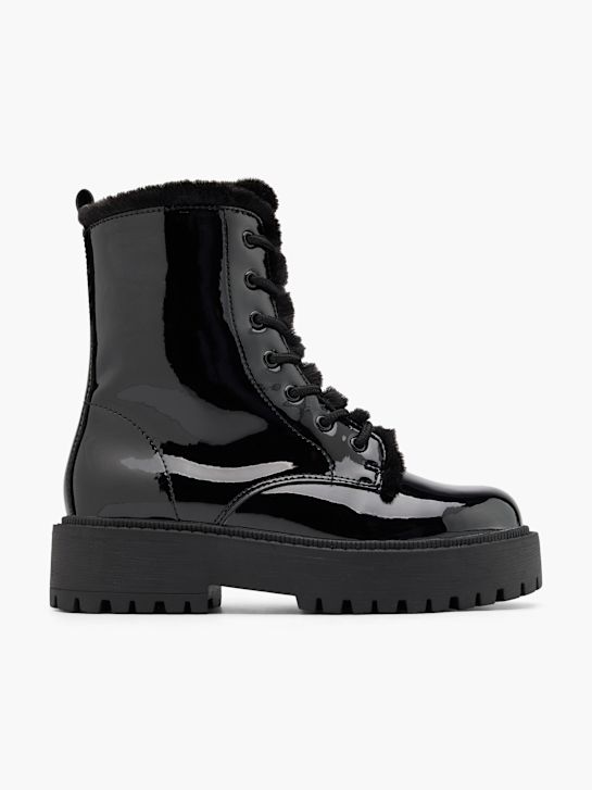 graceland krajka-up boot Černá deichmann