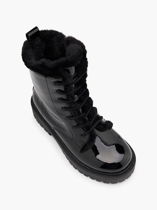 graceland krajka-up boot Černá deichmann