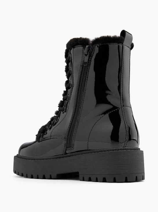 graceland krajka-up boot Černá deichmann
