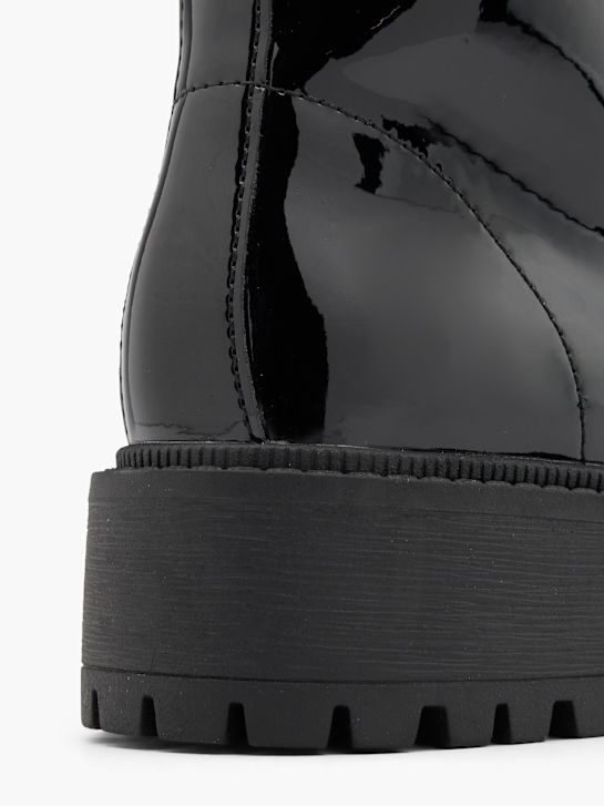 graceland krajka-up boot Černá deichmann