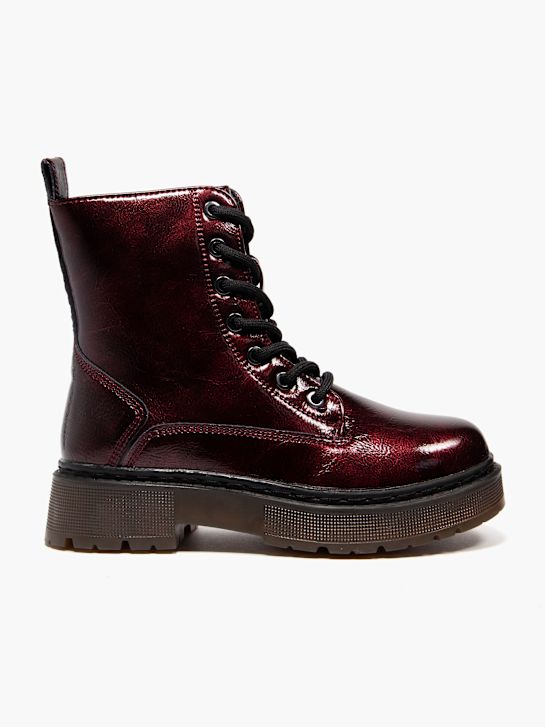 graceland šněrovací bota vínová deichmann