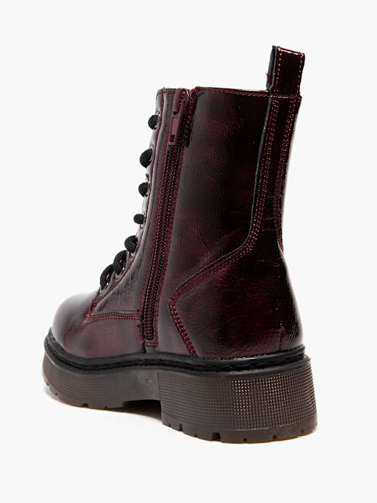 graceland šněrovací bota vínová deichmann