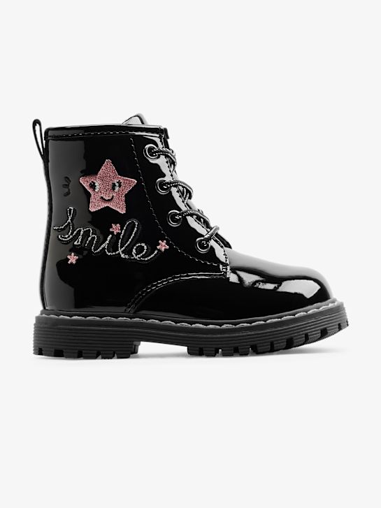 graceland krajka-up boot Černá deichmann
