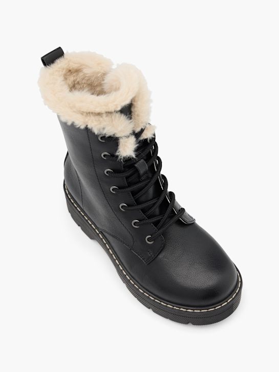 graceland krajka-up boot Černá deichmann