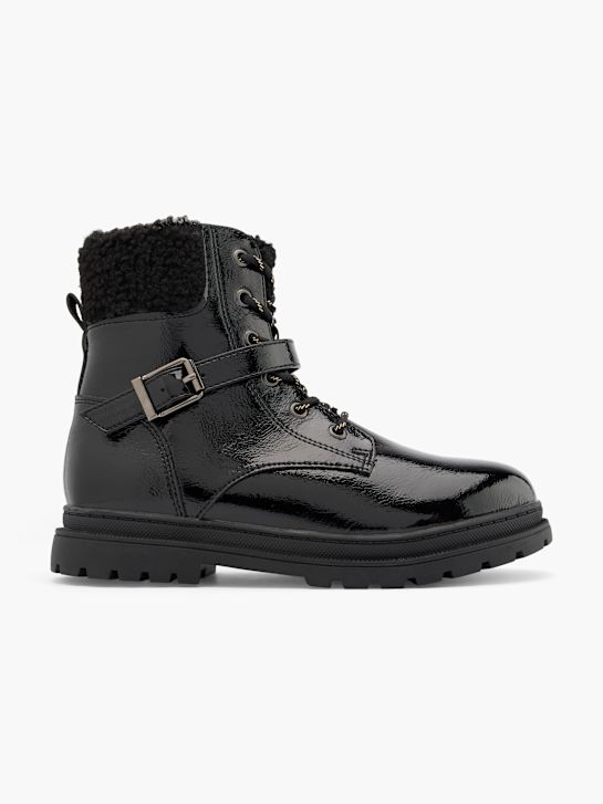 graceland krajka-up boot Černá deichmann