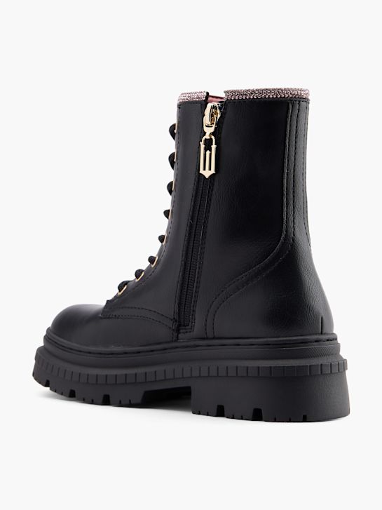 zlá krajka-up boot Černá deichmann