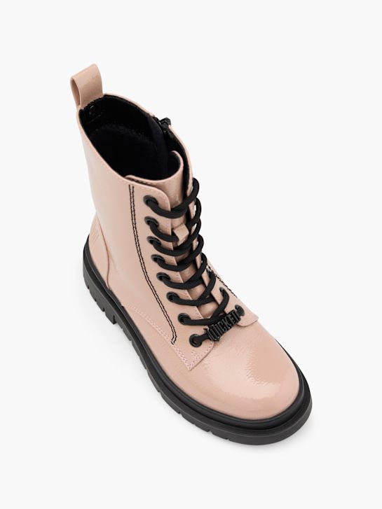 zlá krajka-up boot růžová deichmann