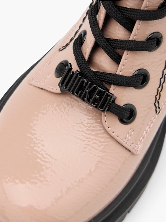 zlá krajka-up boot růžová deichmann
