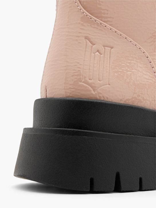 zlá krajka-up boot růžová deichmann