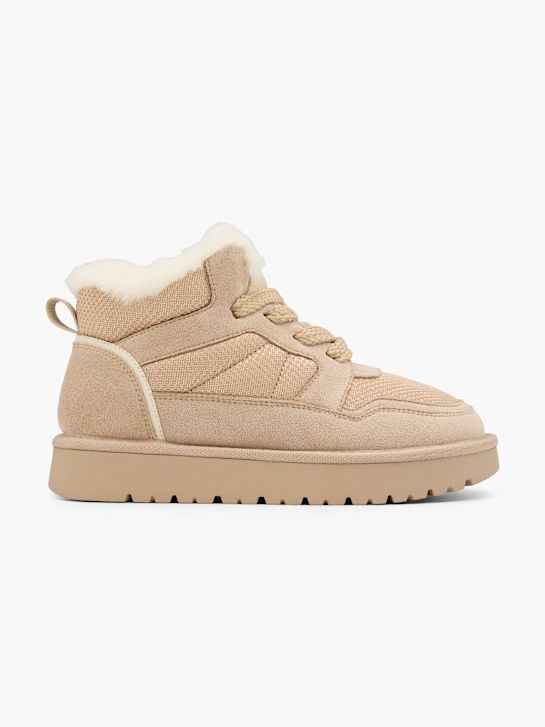 graceland krajka-up boot beige deichmann