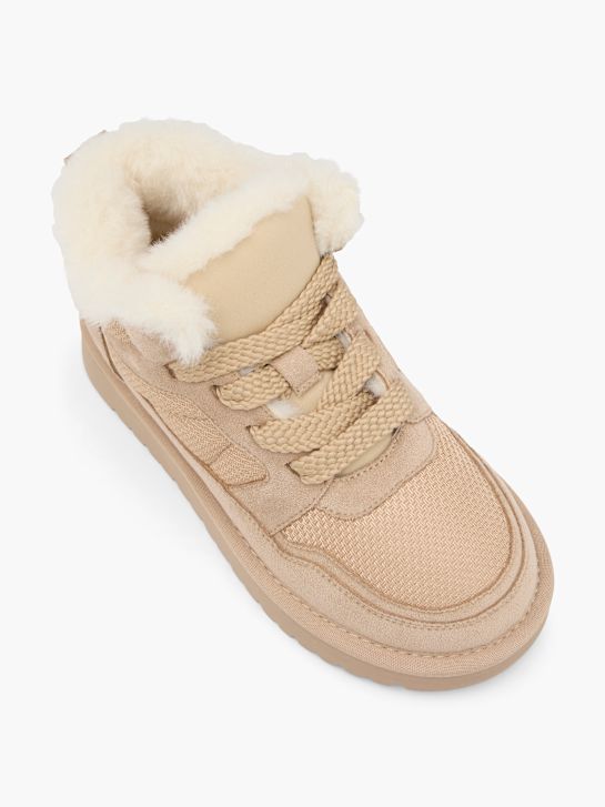 graceland krajka-up boot beige deichmann