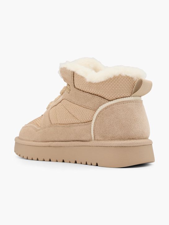 graceland krajka-up boot beige deichmann