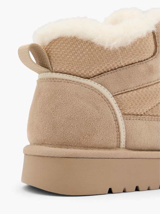 graceland krajka-up boot beige deichmann