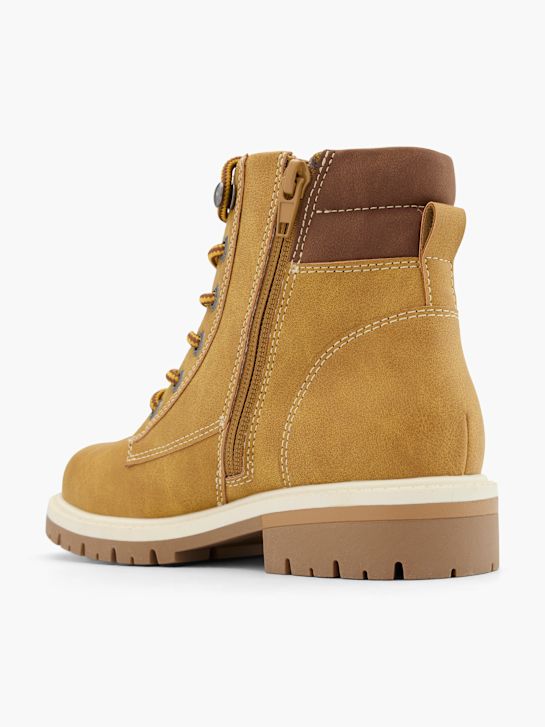 lavice krajka-up boot beige deichmann