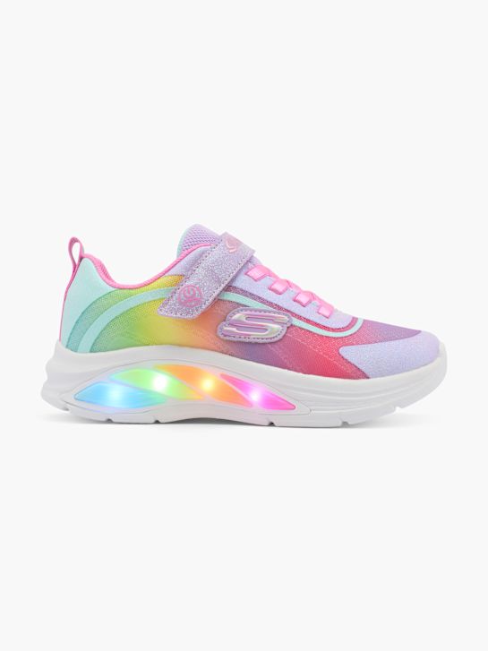 skechers rainbow flash trenér vícebarevná deichmann