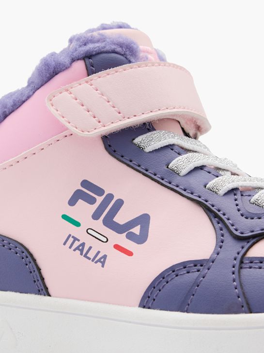 fila high top trainer fialová deichmann