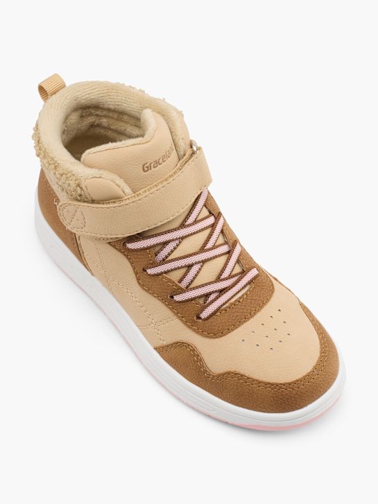 graceland high top trainer brown deichmann