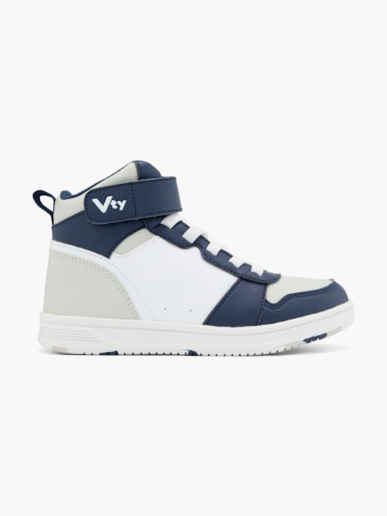 vty high top trainer modrá deichmann