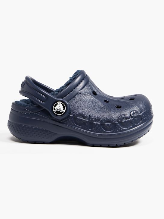 crocs baya lined clog modrá deichmann