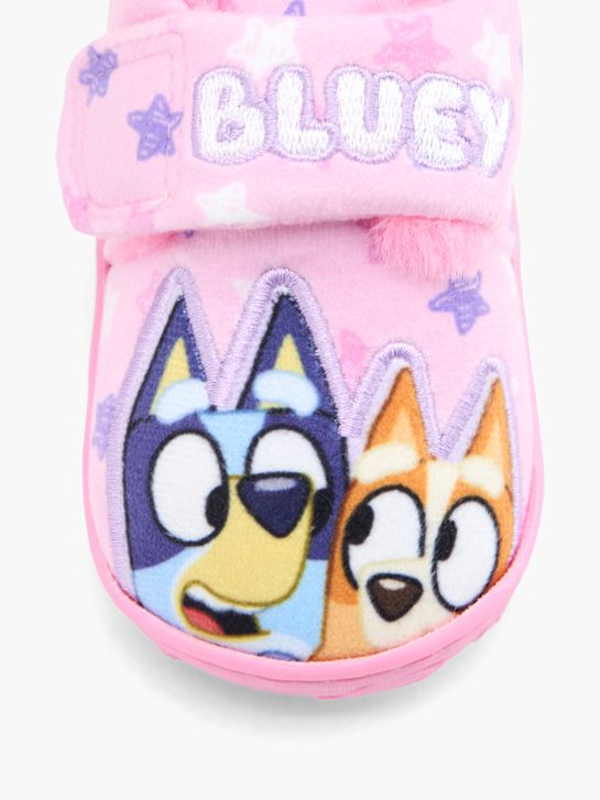 bluey uzavřen-zpátky papuče růžové deichmann