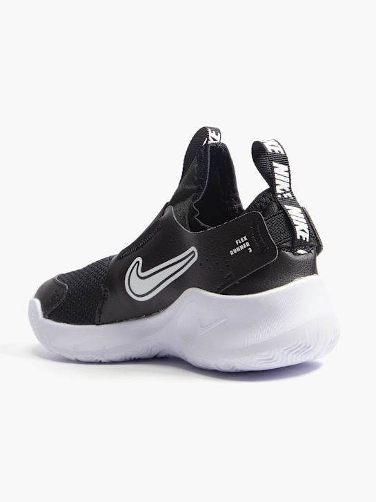 nike flex runner 3 navlékací trainer Černá deichmann