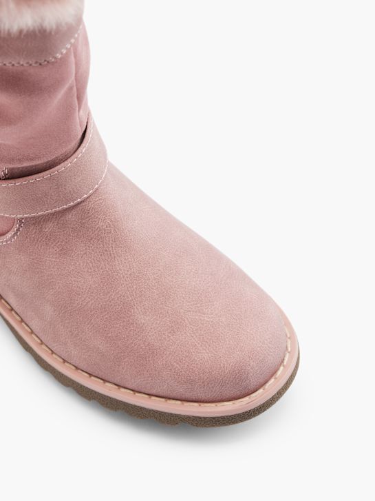 graceland kolena vysoké boot růžová deichmann