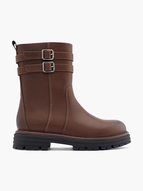 esprit kolena vysoké boot hnědá deichmann