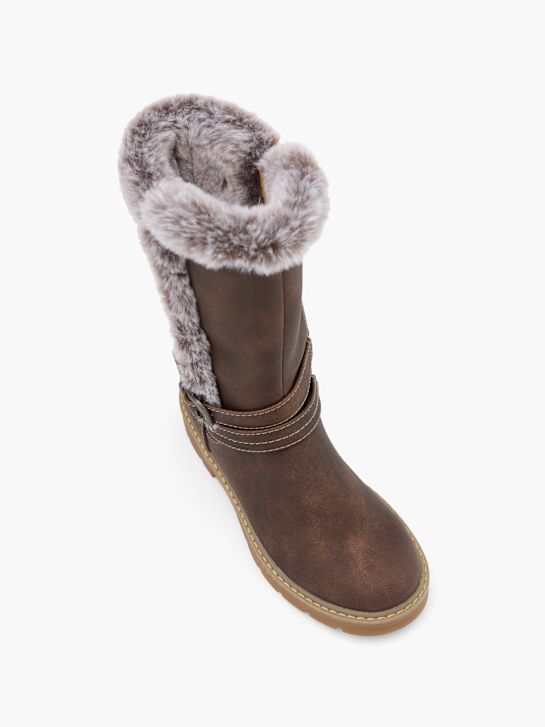 graceland kolena vysoké boot hnědá deichmann