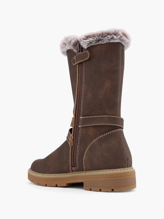 graceland kolena vysoké boot hnědá deichmann