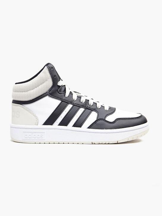 adidas hoops 3.0 stŘednÍ k high top trainer white deichmann