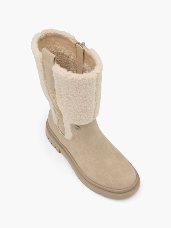 esprit kolena vysoké boot beige deichmann
