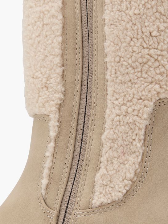 esprit kolena vysoké boot beige deichmann