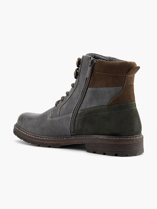 mustang Šněrovací kotníkové boty grey deichmann