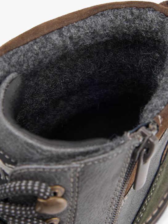 mustang Šněrovací kotníkové boty grey deichmann