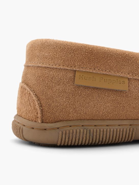 hush puppies uzavřen-zpátky papuče béžové deichmann