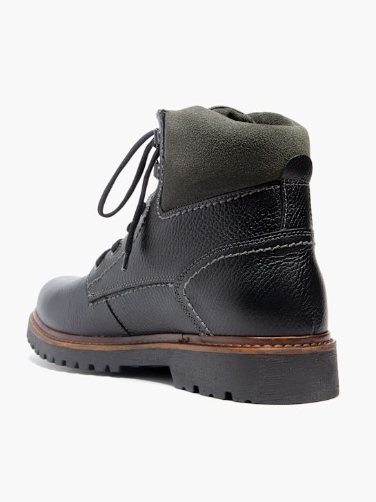 jsem boty krajka-up boot Černá deichmann