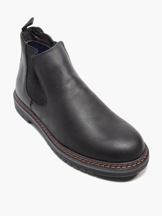jsem bota podpatky chelsea boot Černá deichmann
