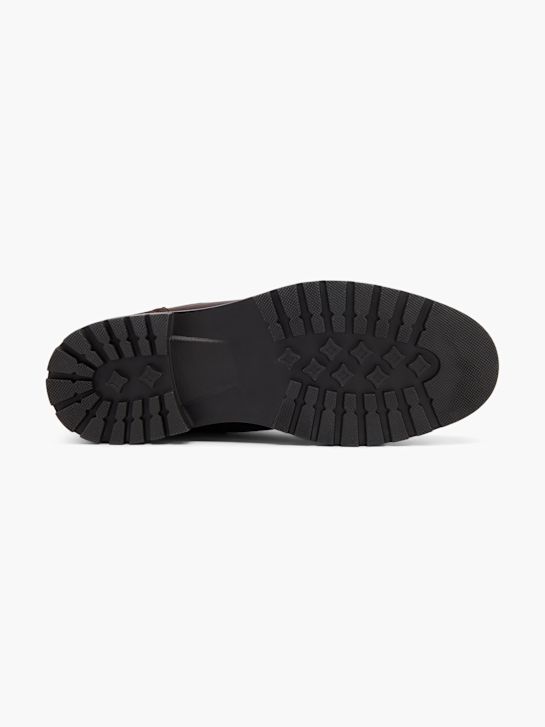 mustang krajka-up boot hnědá deichmann
