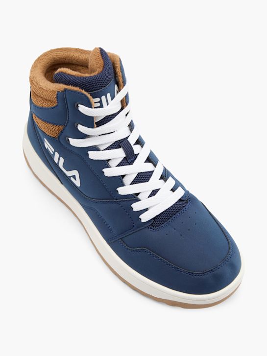 fila high top trainer modrá deichmann