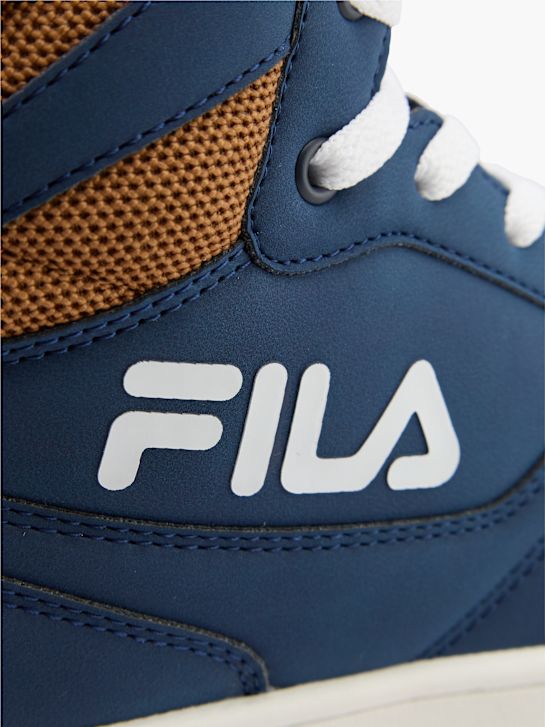 fila high top trainer modrá deichmann