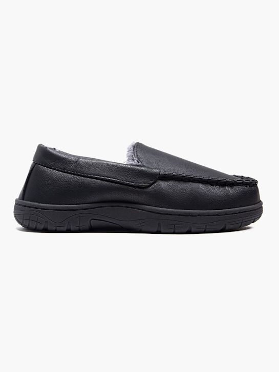deichmann domu papuče Černá deichmann