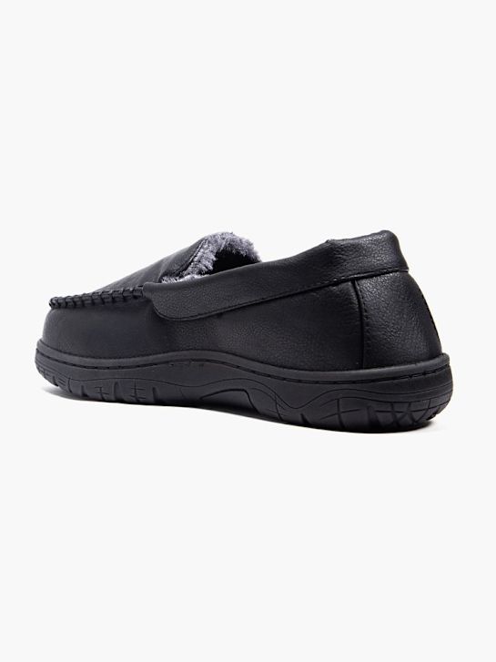 deichmann domu papuče Černá deichmann