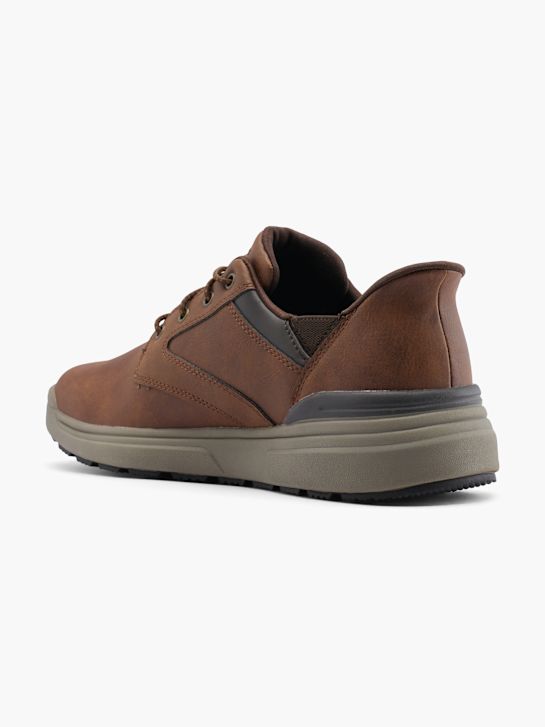 skechers swift fit trainer brown deichmann