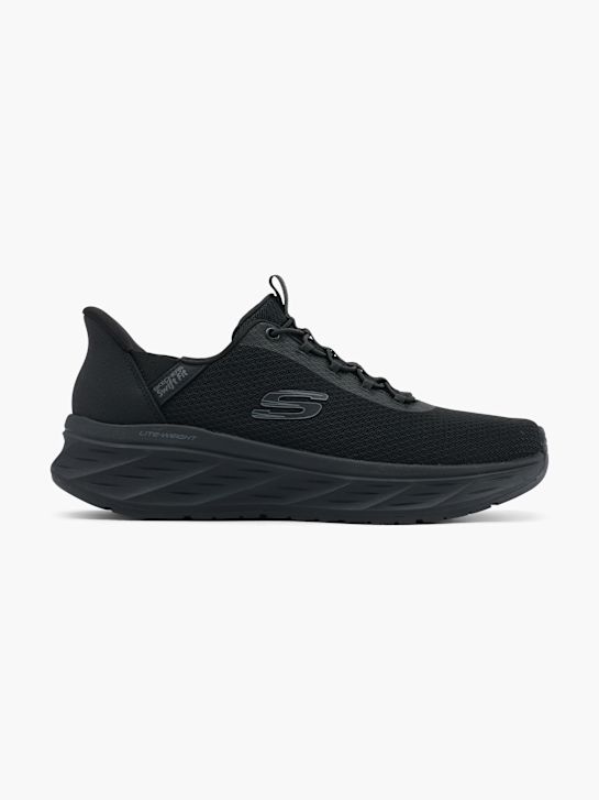 skechers podnik jezdit swift fit slip-on trainer Černá deichmann