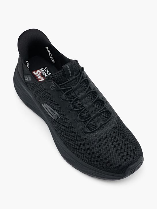 skechers podnik jezdit swift fit slip-on trainer Černá deichmann