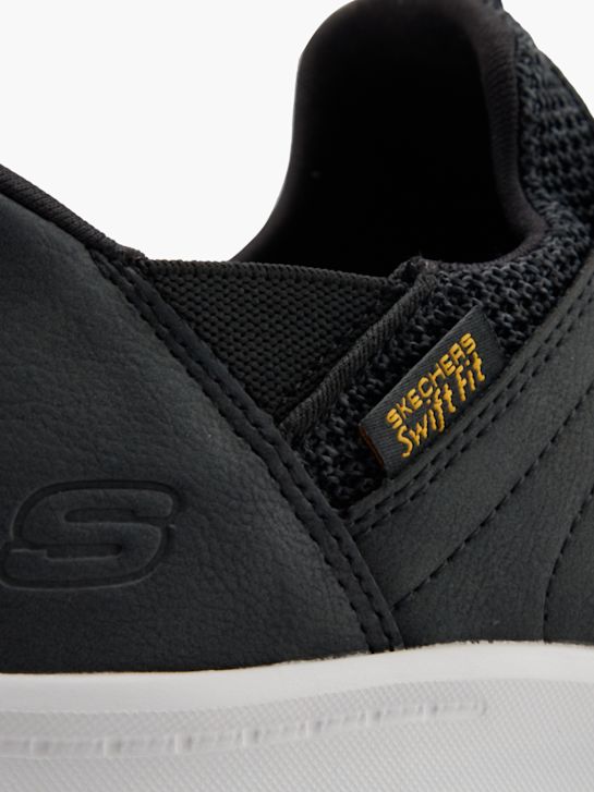 skechers dawson navlékací trainer Černá deichmann
