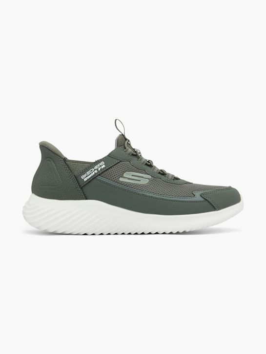 skechers hulvÁt swift fit slip-on trenér olivový deichmann